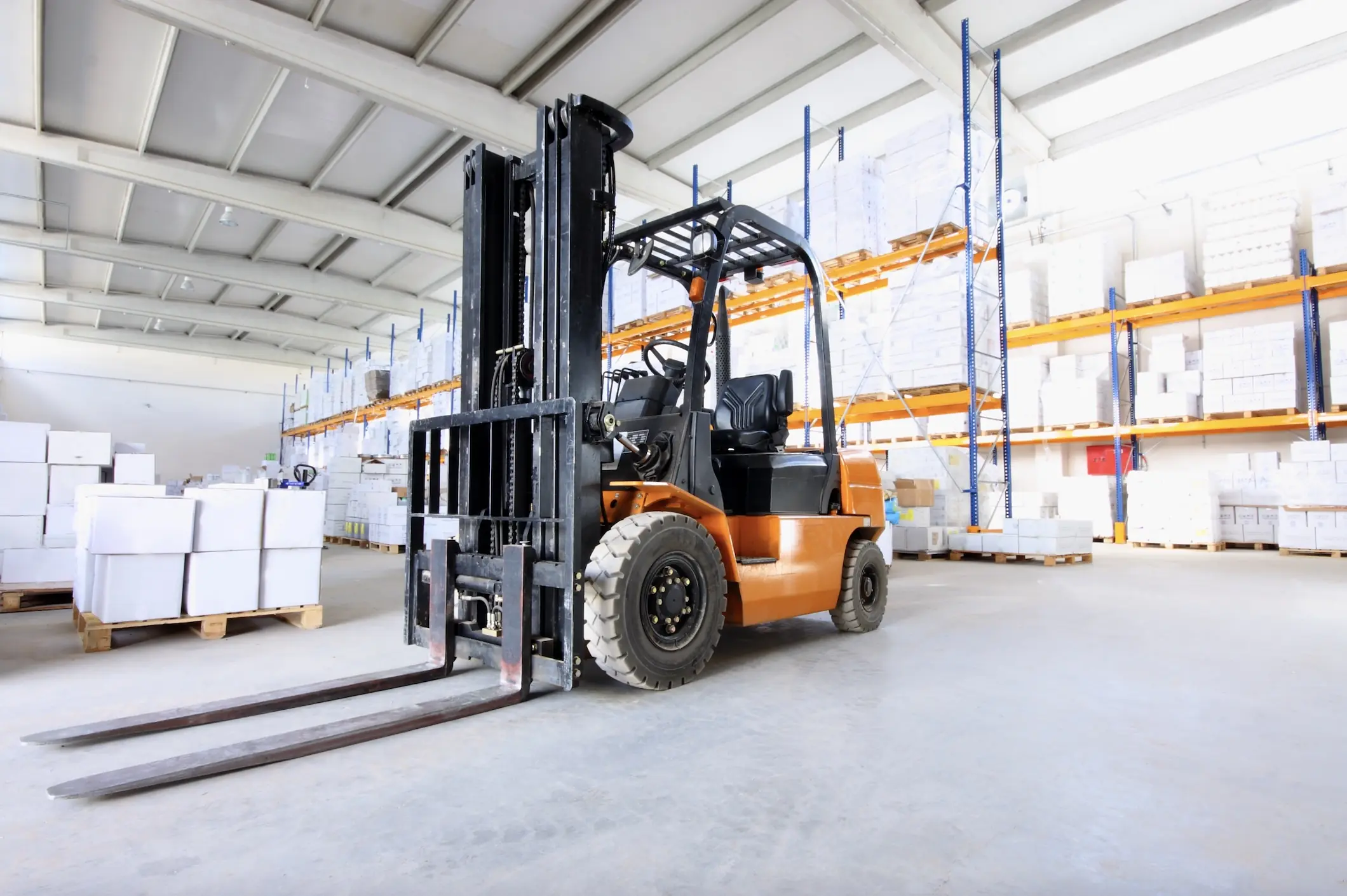 Loren Schauers ended up pinned under the forklift. (stock image) Credit: aydinmutlu/Getty Images 