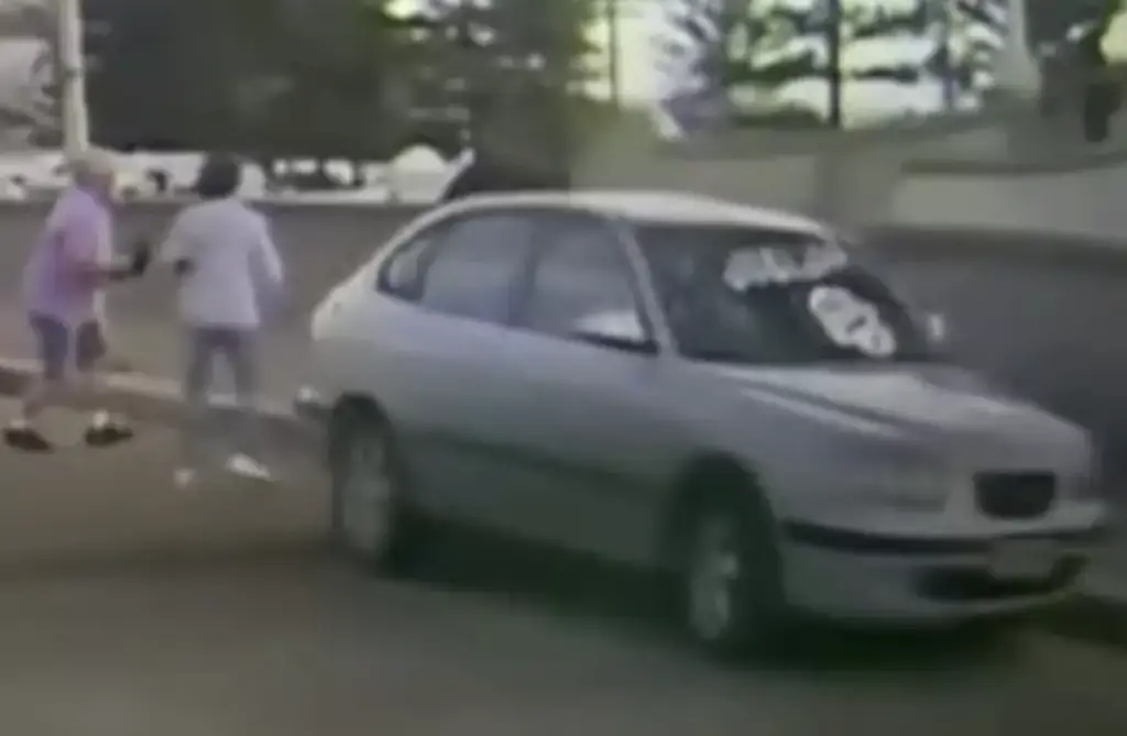 A couple attempted to wrestle a gun from one of the gunmen. Credit: ABC News