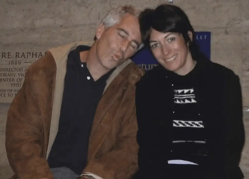 Jeffrey Epstein and Ghislaine Maxwell together in an undated photo released by the Department of Justice. Credit: Department of Justice
