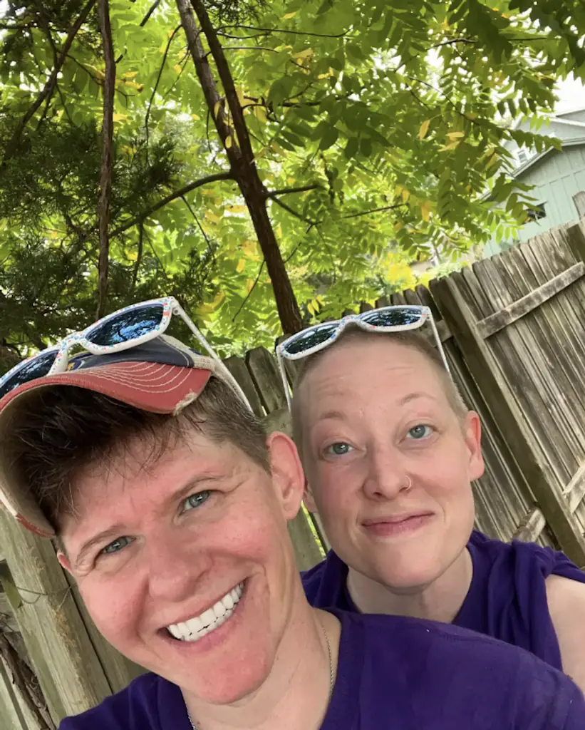 Rebecca Good and her wife Renee Nicole Good. Credit: Instagram/Rebecca Good