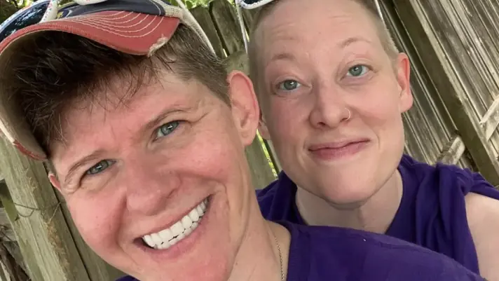 Rebecca Good and her wife Renee Nicole Good. Credit: Instagram/Rebecca Good