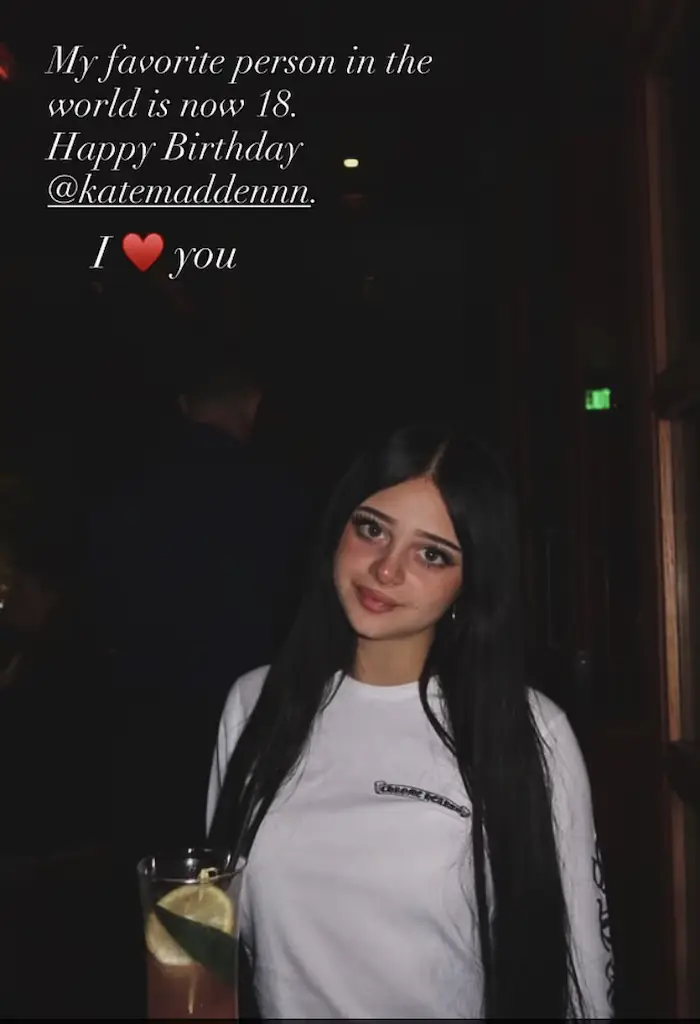 Kate Madden celebrated her 18th birthday this week. Credit: Instagram/Nicole Richie