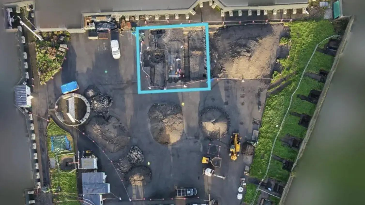 The burial ground. Credit: The Office of the Director of Authorised Intervention