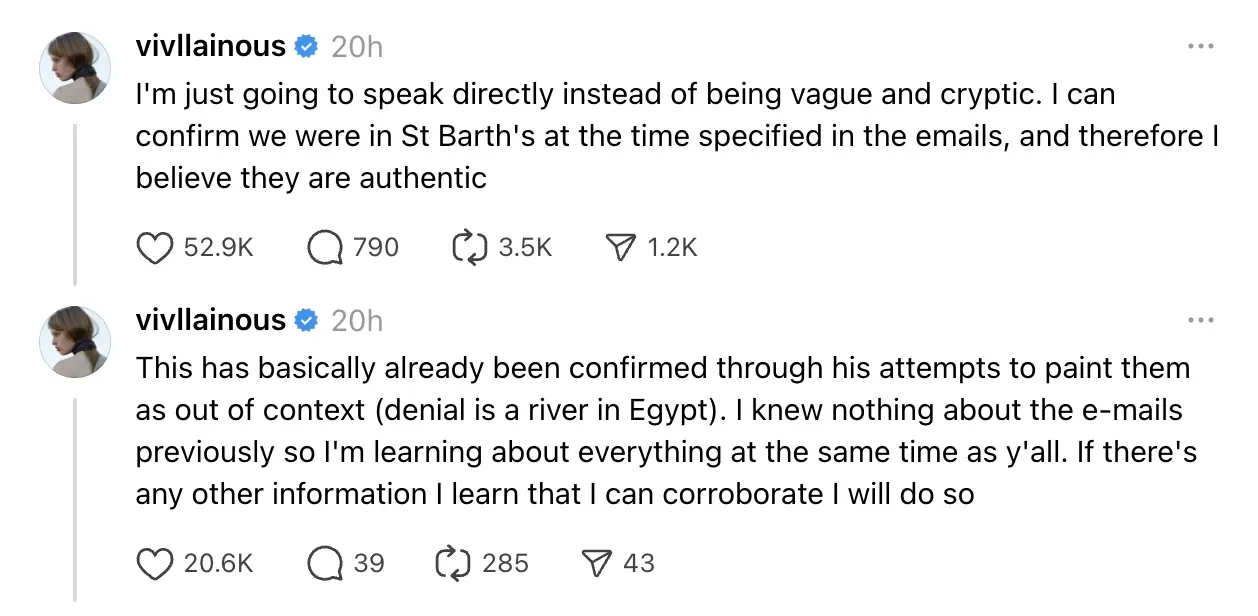 Elon Musk's estranged daughter Vivian Wilson spoke out. Credit: Threads