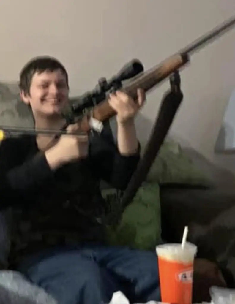 A eerie picture has emerged of the 18-year-old suspect in one of Canada’s deadliest-ever shootings. Credit: Facebook