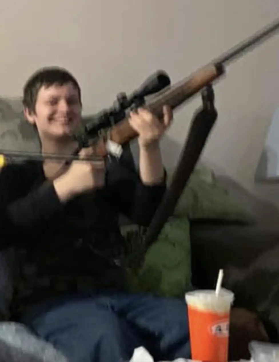 A eerie picture has emerged of the 18-year-old suspect in one of Canada’s deadliest-ever shootings. Credit: Facebook