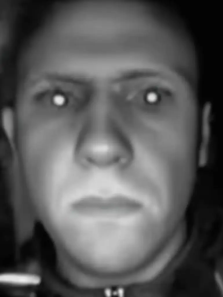 The AI unmasked suspect. Credit: Professor Nez/YouTube