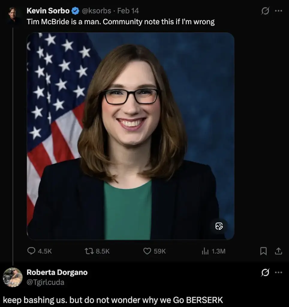 Dorgan made threats against other users. Credit: X
