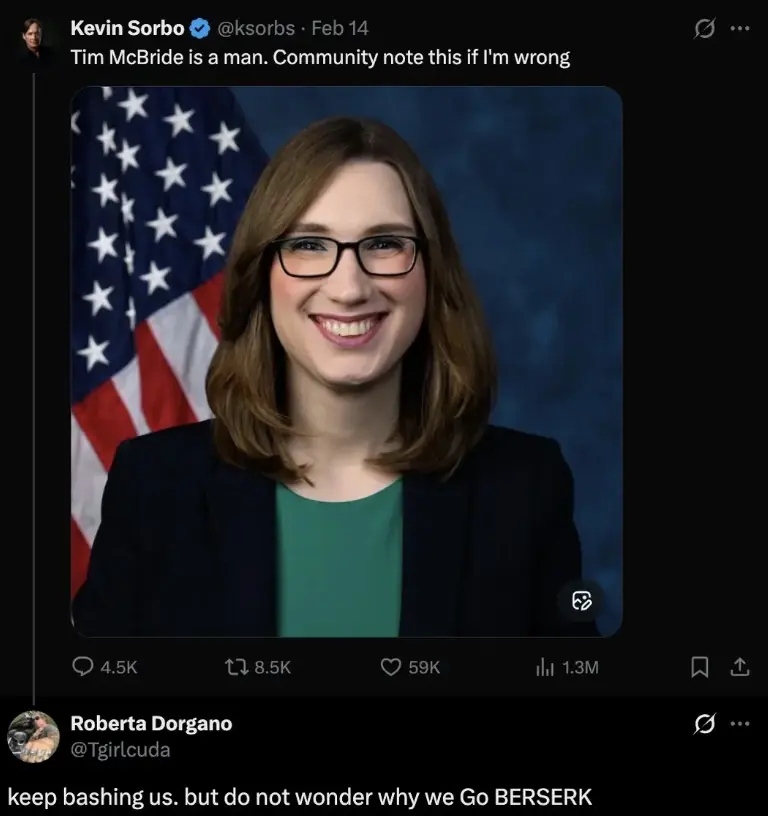 Dorgan made threats against other users. Credit: X