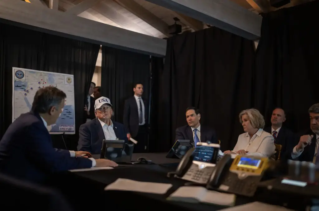 Trump oversaw the operation from Mar-A-Lago. Credit: White House