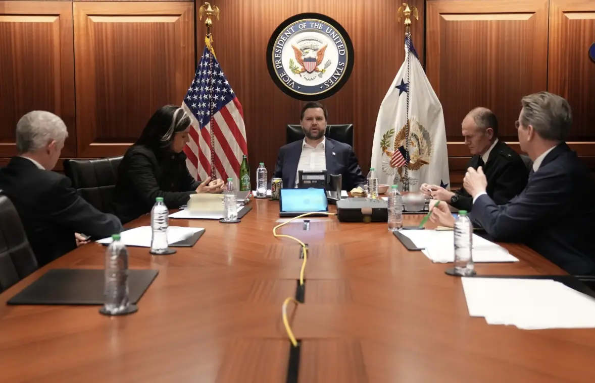 JD Vance was in Washington. Credit: The White House