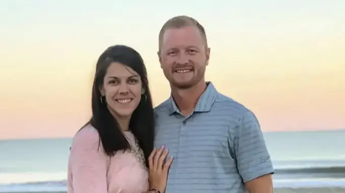 Jason Hughes and his wife Laura. 