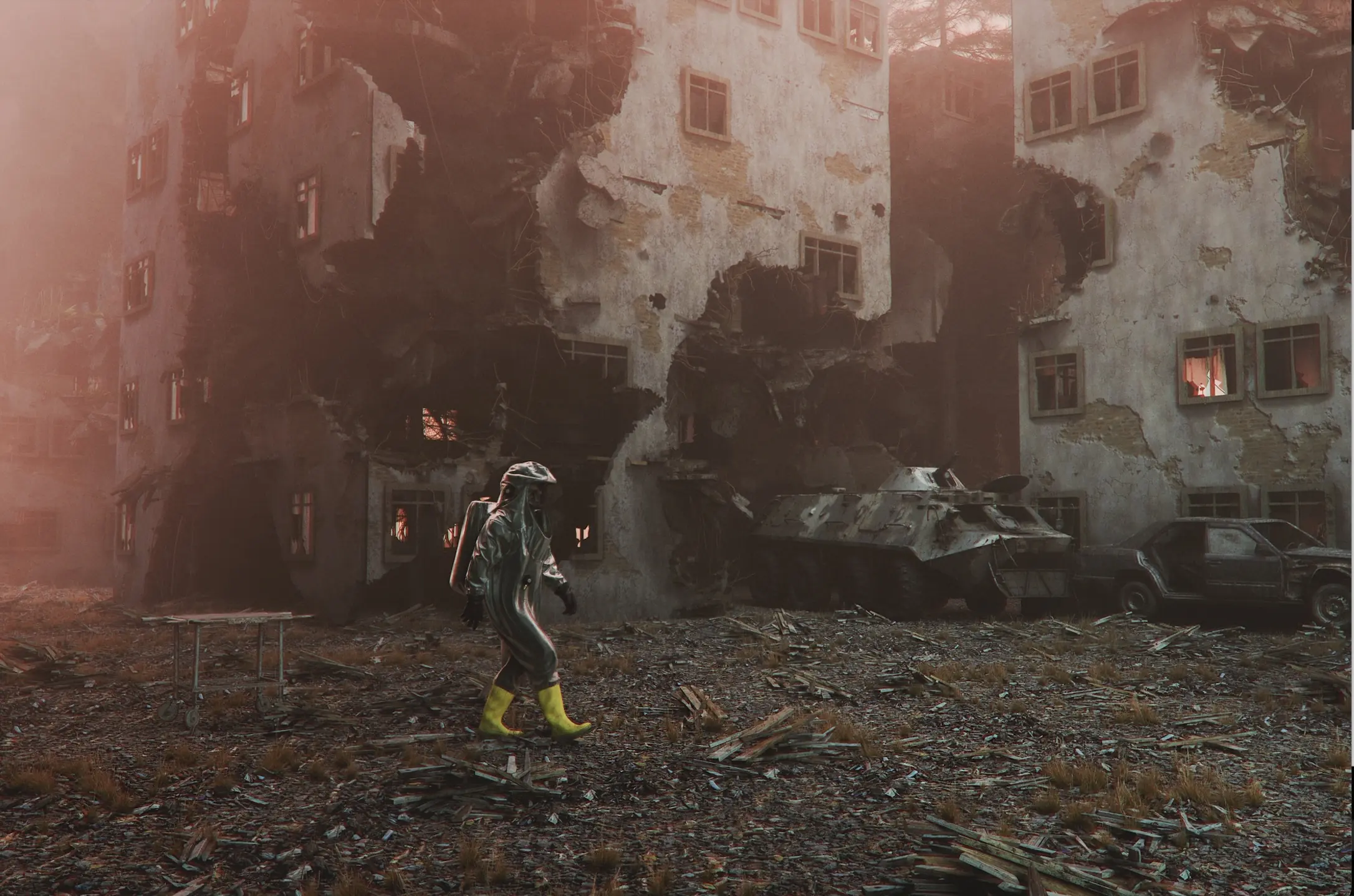 Trying to drive away from a nuclear blast could be a huge mistake. Credit: gremlin/Getty Images