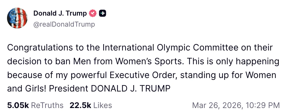 Credit: Truth Social