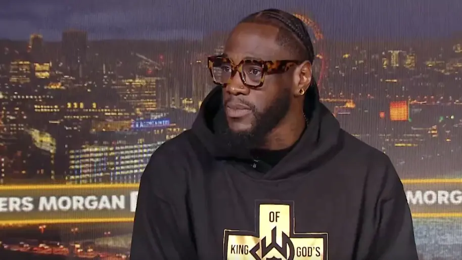 Wilder didn't pull any punches with this story. Credit: Piers Morgan Uncensored