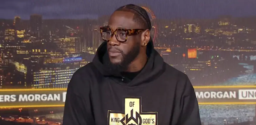 Wilder didn't pull any punches with this story. Credit: Piers Morgan Uncensored