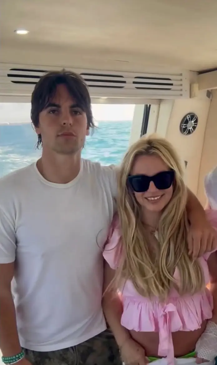 Britney Spears with her eldest son, Sean Preston. Credit: Britney Spears/Instagram