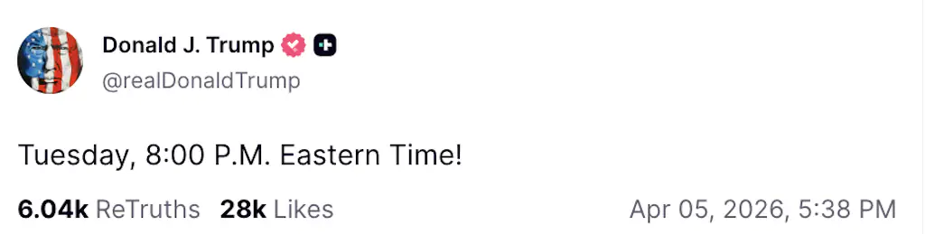 Credit: Truth Social