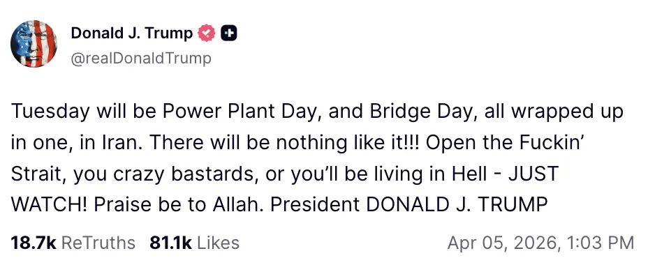 Credit: Truth Social