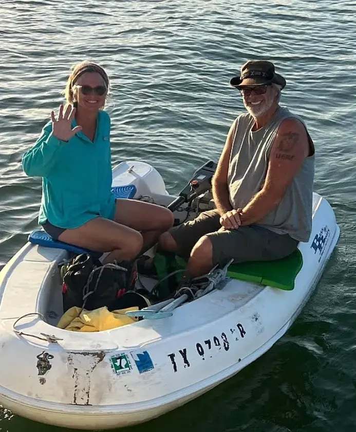 Brian reportedly paddled back to shore and alerted people of his wife's fall in the early hours of Sunday. Credit: Facebook