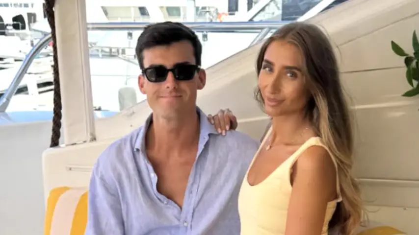 Lily Phillips and her boyfriend