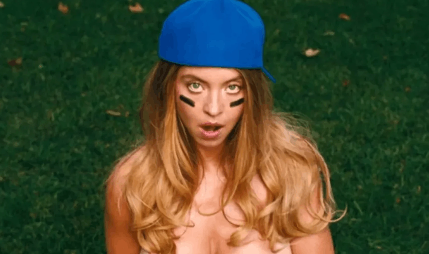 Among Cassie's OnlyFans snaps was a nude baseball-themed look. Credit: HBO