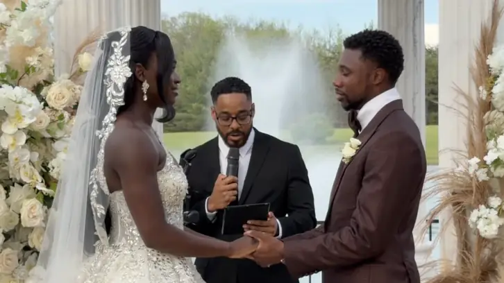 Lyles and Bromfield made it official in early April. Credit: Instagram/junellebromfield