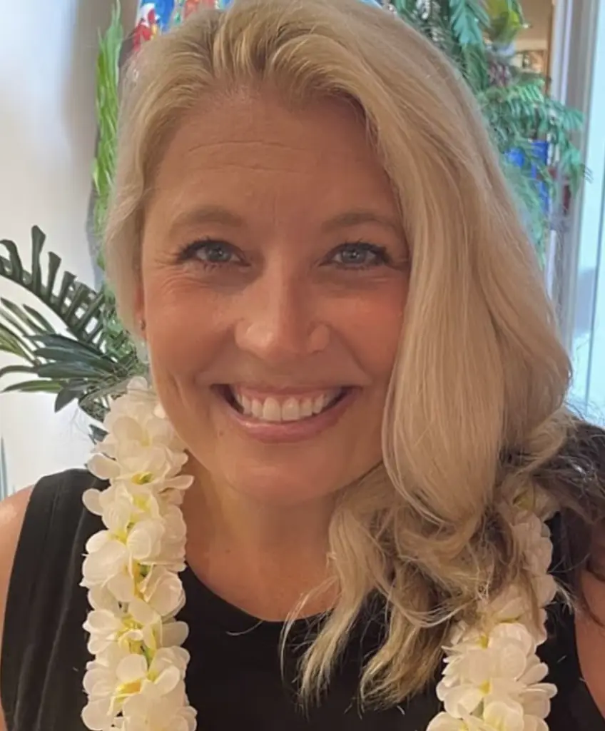 Angela Burlaka was also allegedly involved in a sexual relationship with the teen. Credit: Facebook
