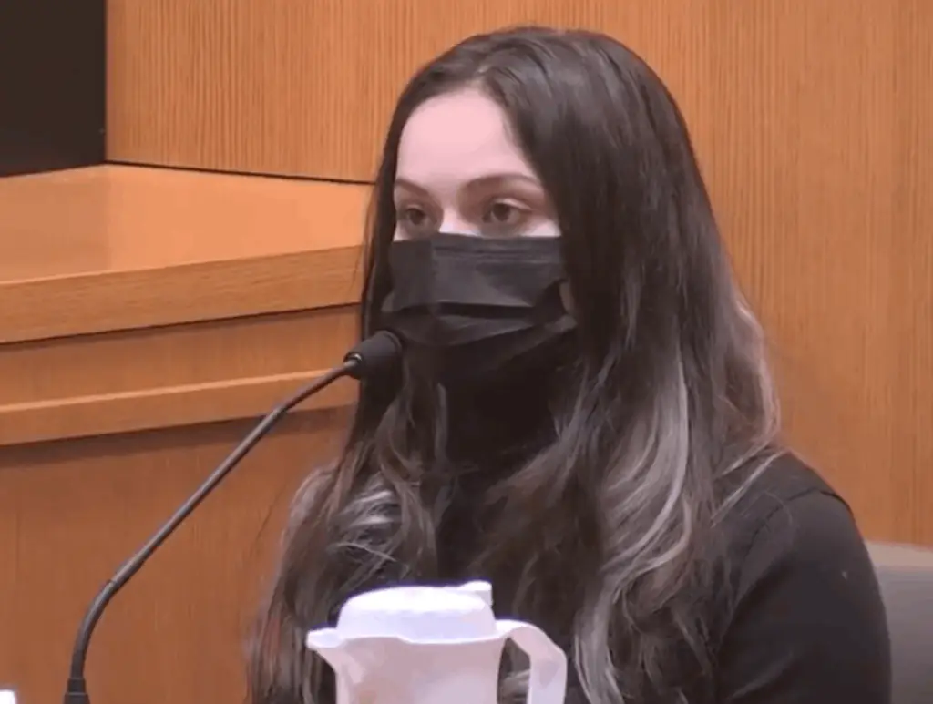 Cathryn 'Cat' Mellender testified against her boyfriend. Credit: ABC