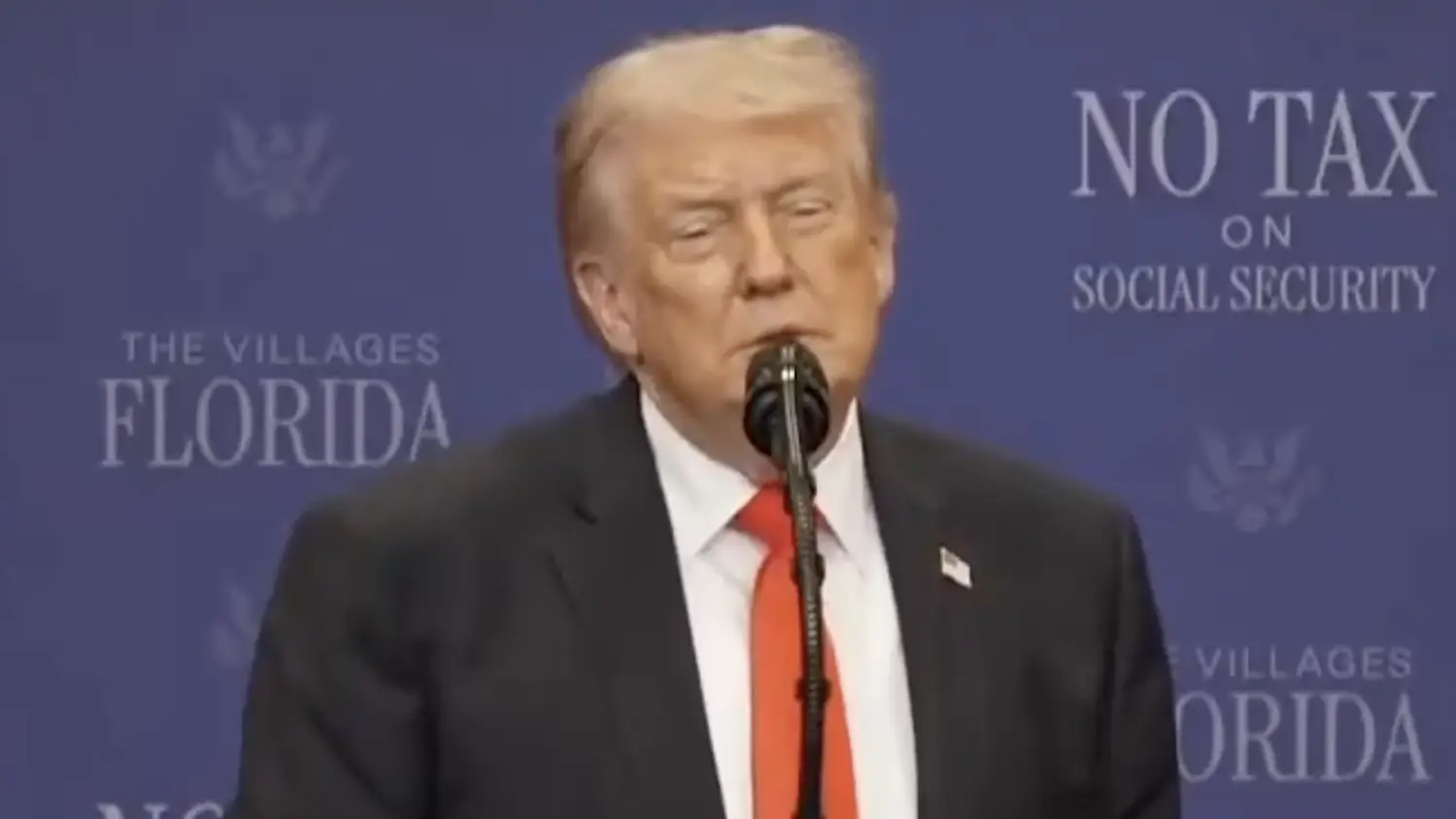 Trump might actually not have been taking an intelligence test. Credit: RSBN/Pool
