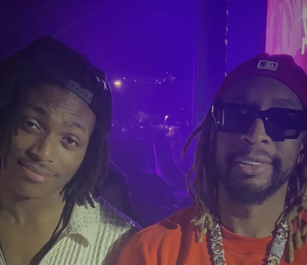 Lil Jon and his son. Credit: Instagram