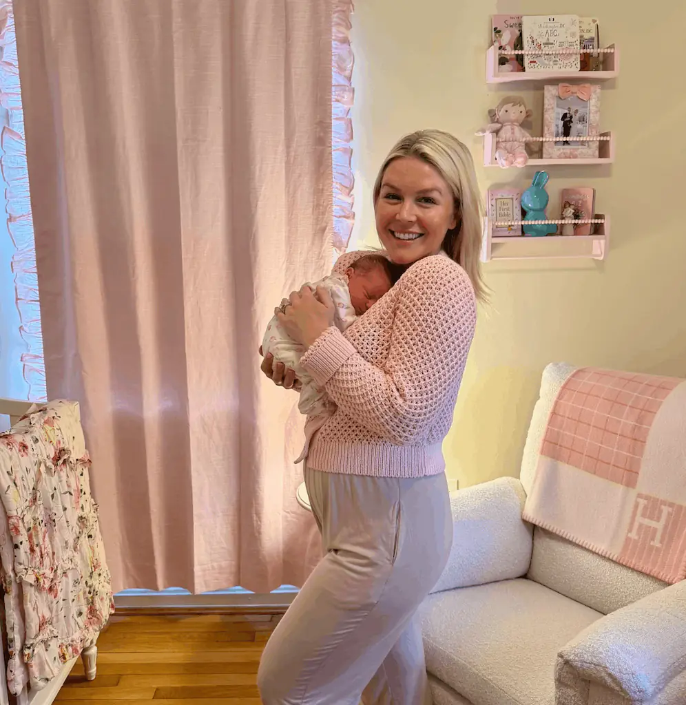 Karoline Leavitt has welcomed her second child with husband Nicholas Riccio. Credit: Instagram
