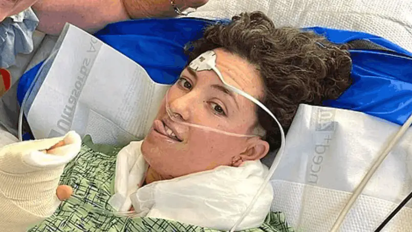 Shehorn almost died as a result of her injuries. Credit: Facebook