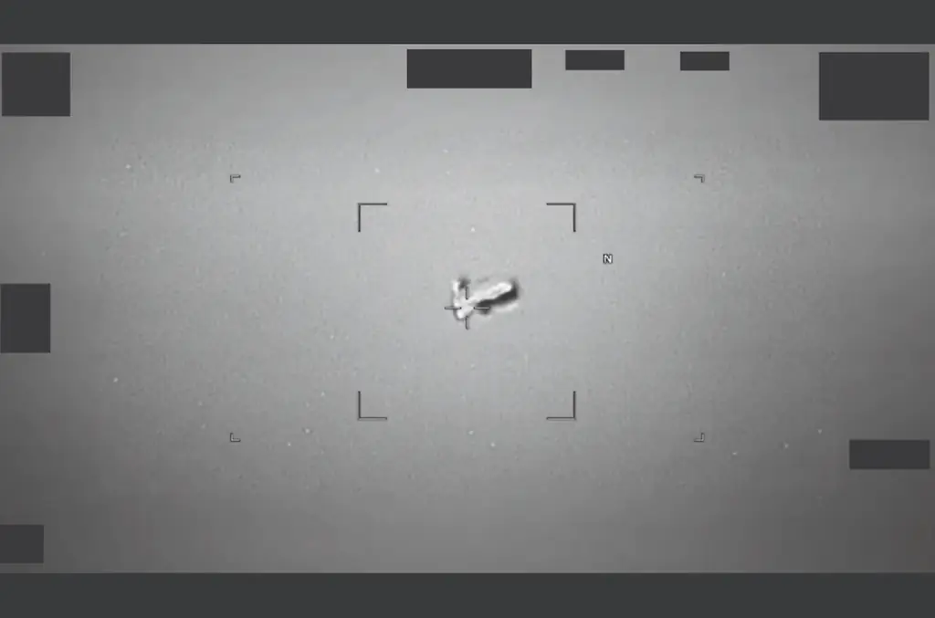 This image has resulted in chatter online, after Trump declassified the files. Credit: US Department of War