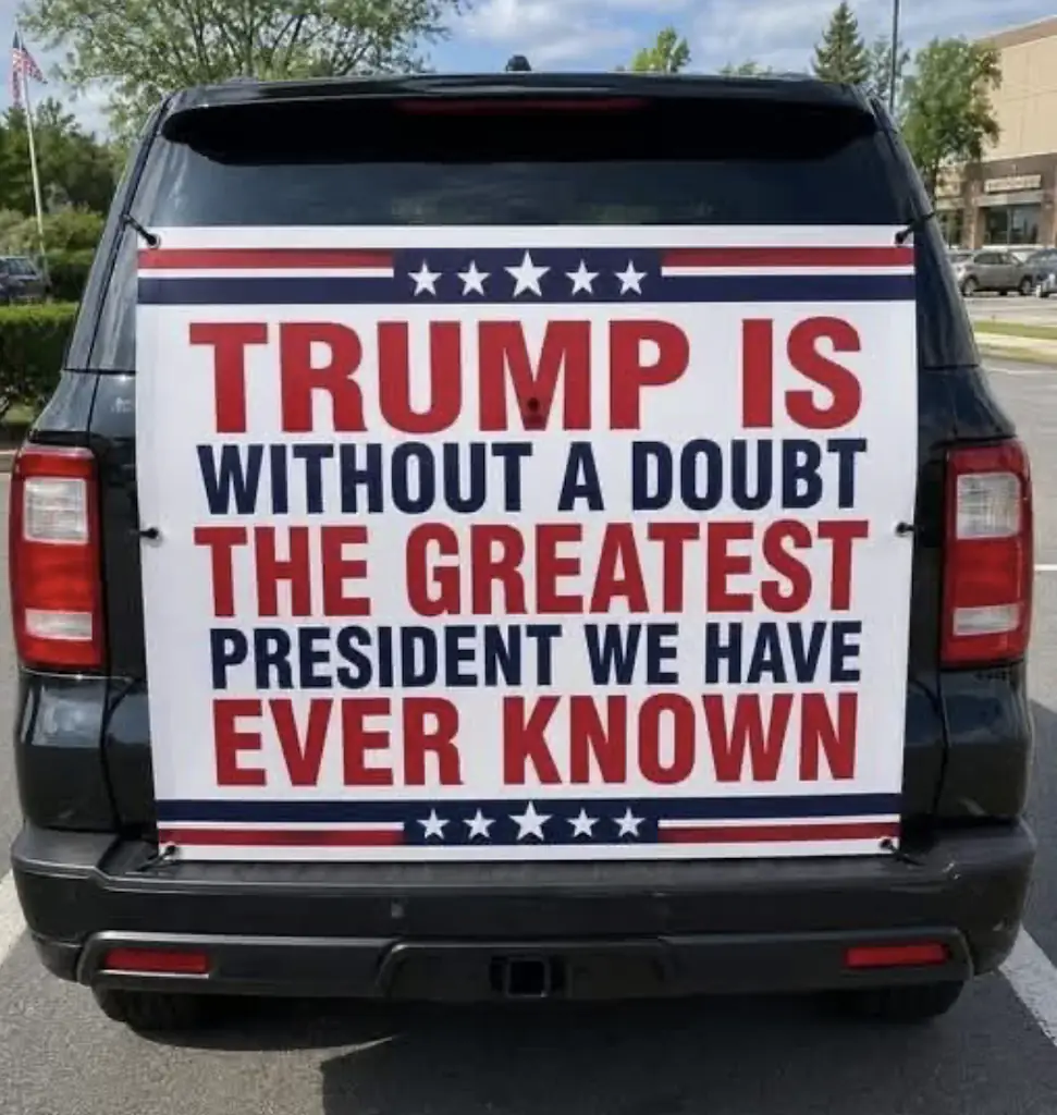Trump shared many of his supporters post. Credit: Truth Social / @talkonthestreet