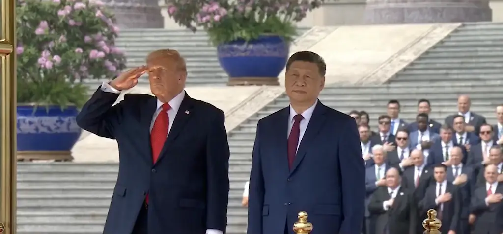 Donald Trump and President Xi. Credit: The White House/X