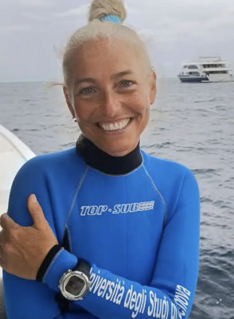 Monica Montefalcone tragically died during the dive. Credit: Project Seagrass/Facebook