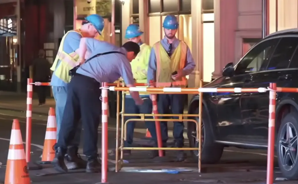 A former medical examiner said falling into a manhole can expose victims to boiling hot steam. Credit: ABC7NY