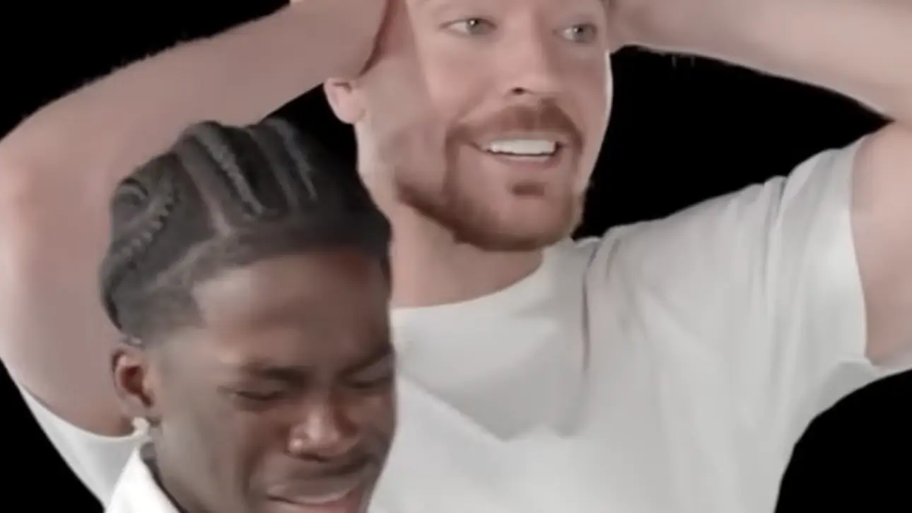 Jabari Brown won MrBeast's $2 million private jet. Credit: YouTube/MrBeast