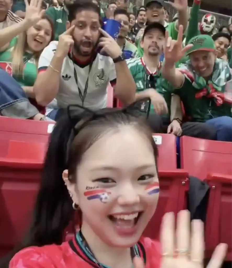 Yoon-su Jin was subjected to racist abuse at the World Cup. Credit: Yoon-su Jin/TikTok