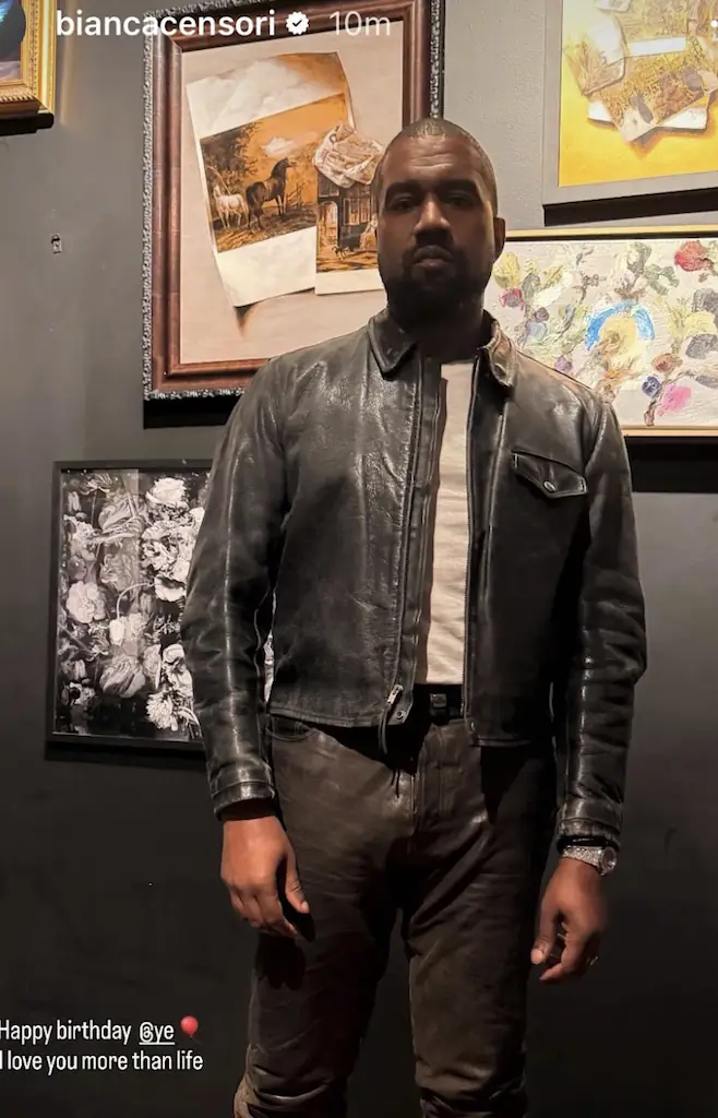 Bianca Censori shared a rare public message to mark Kanye West's birthday. Credit: Instagram