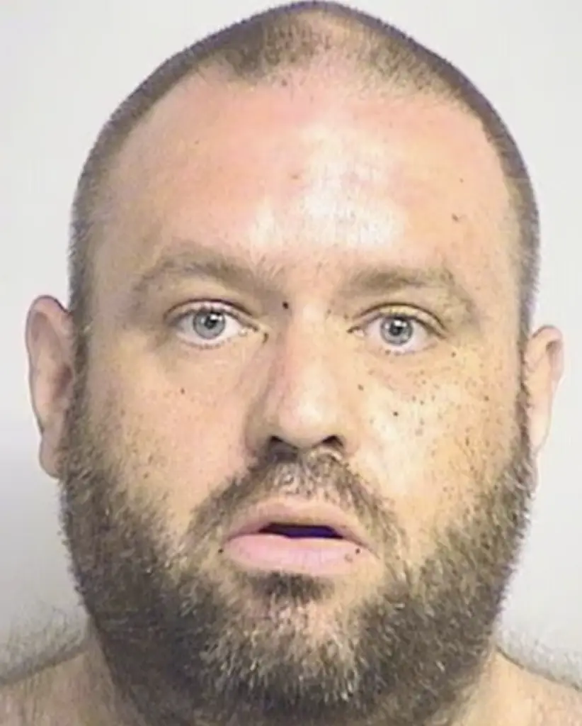 Matthew James Taylor, 41, allegedly murdered Ada Doss in a random attack in a hospital parking lot. Credit: Tuscaloosa Sheriff's Office
