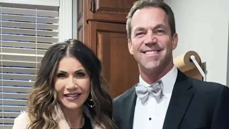 Kristi Noem and her husband Bryon.