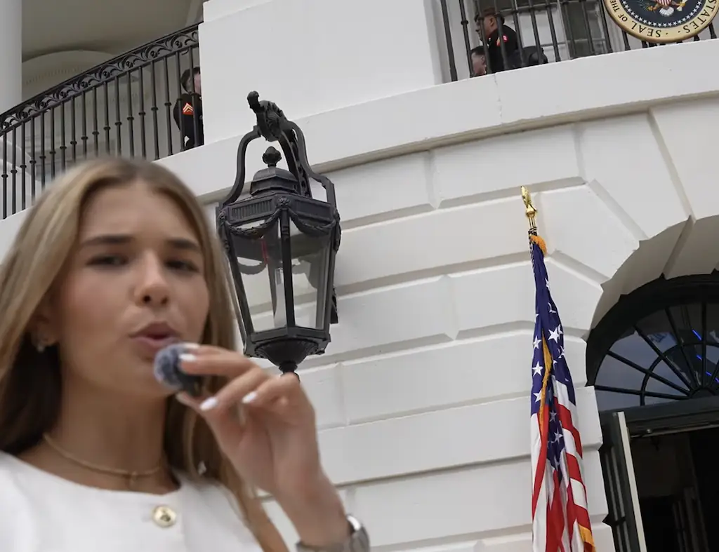 Kai Trump made a controversial comment about the White House. Credit: Kai Trump / YouTube