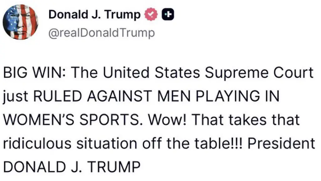 Credit: Truth Social