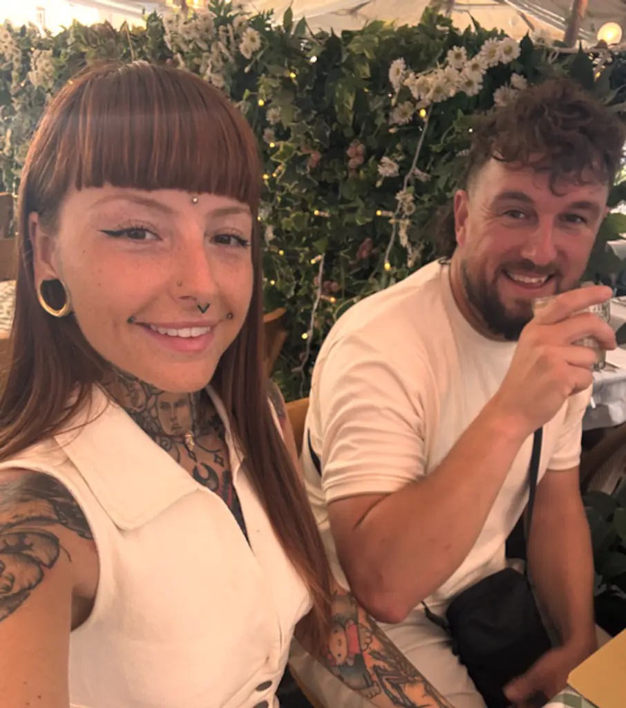 Owain and Meggie make content together and with other couples on their shared page. Credit: Instagram / @faveduoxo