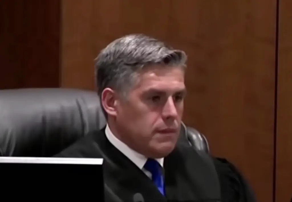 Judge Graf was clearly taken aback by the footage. Credit: Dr G Explains/YouTube