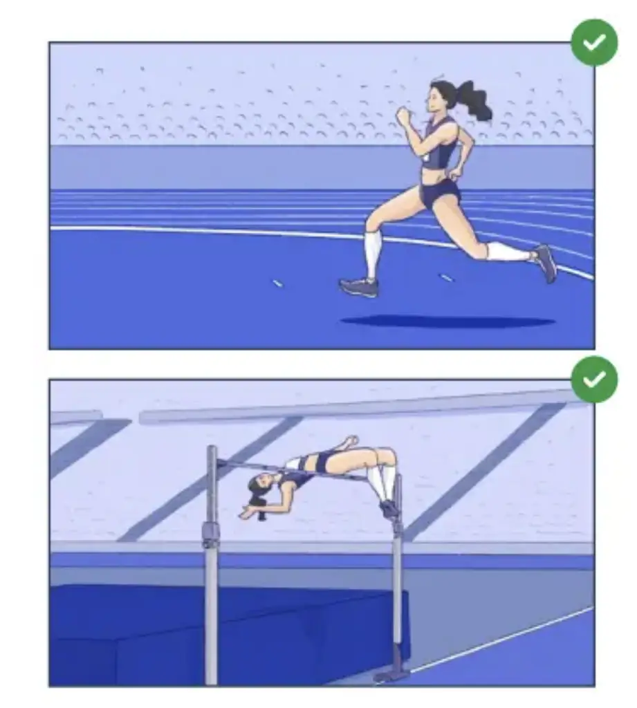 These illustrated camera angles have been deemed 'positive' and are allowed. Credit: EBU 