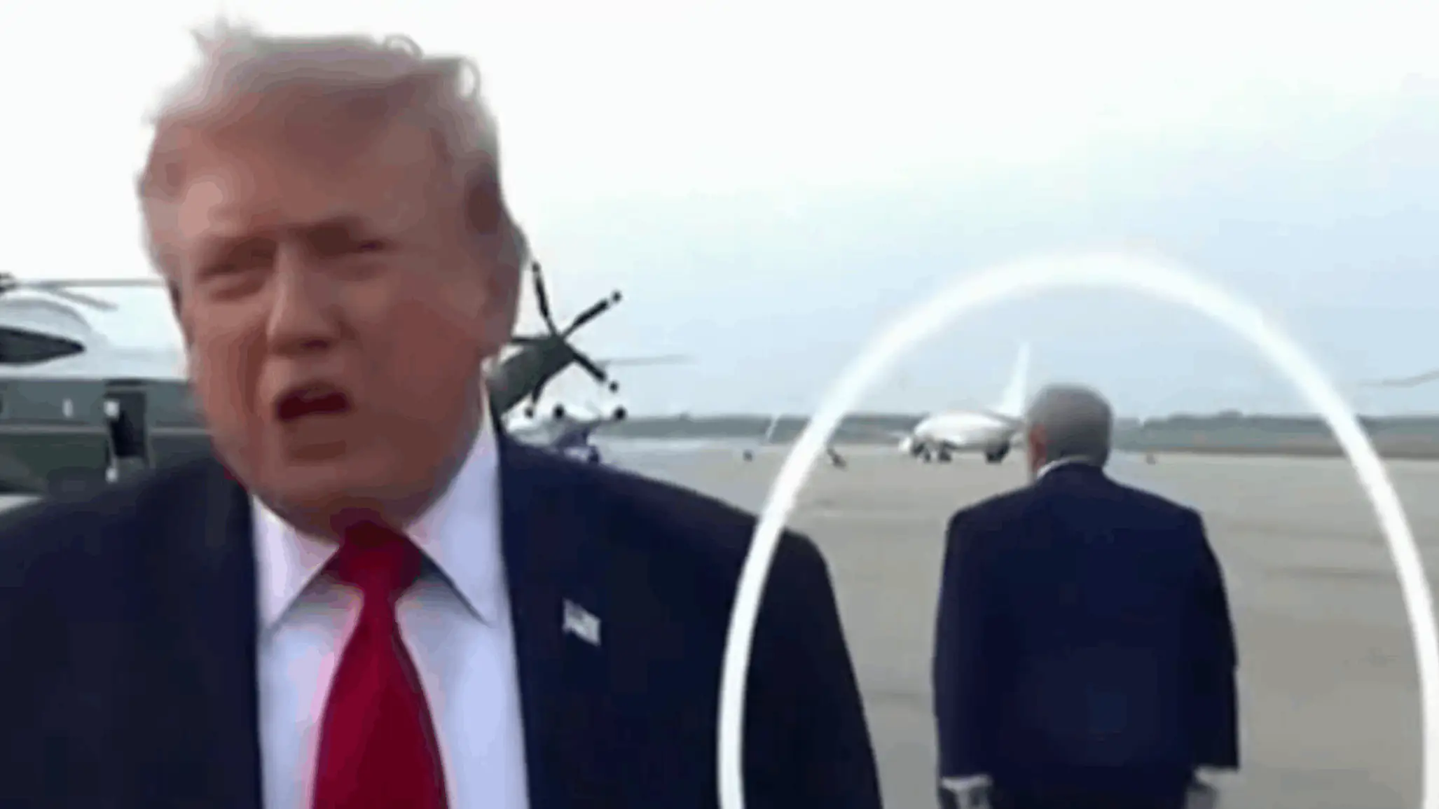 Rumors have circulated, claiming that Donald Trump has a body double. Credit: X