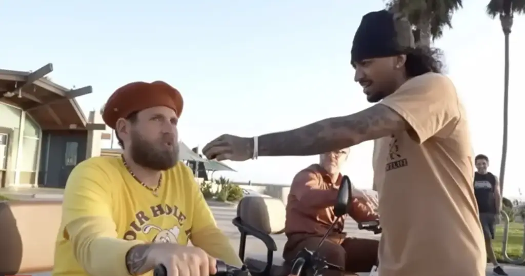 Seth Rogan taught the young filmmaker a valuable lesson. Credit: YouTube / Yung Mooch